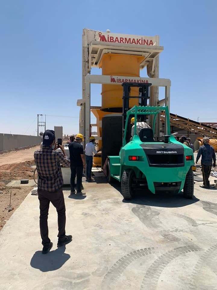 Installation de la machine à tuyaux en béton CPM 1600 PRO – Arabie saoudite
