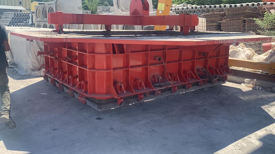 Production de dalots cadres 3000x2000 mm
