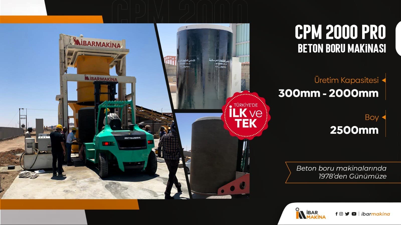 CPM 2000 PRO 300-2000mm Concrete Pipe Machine – 2