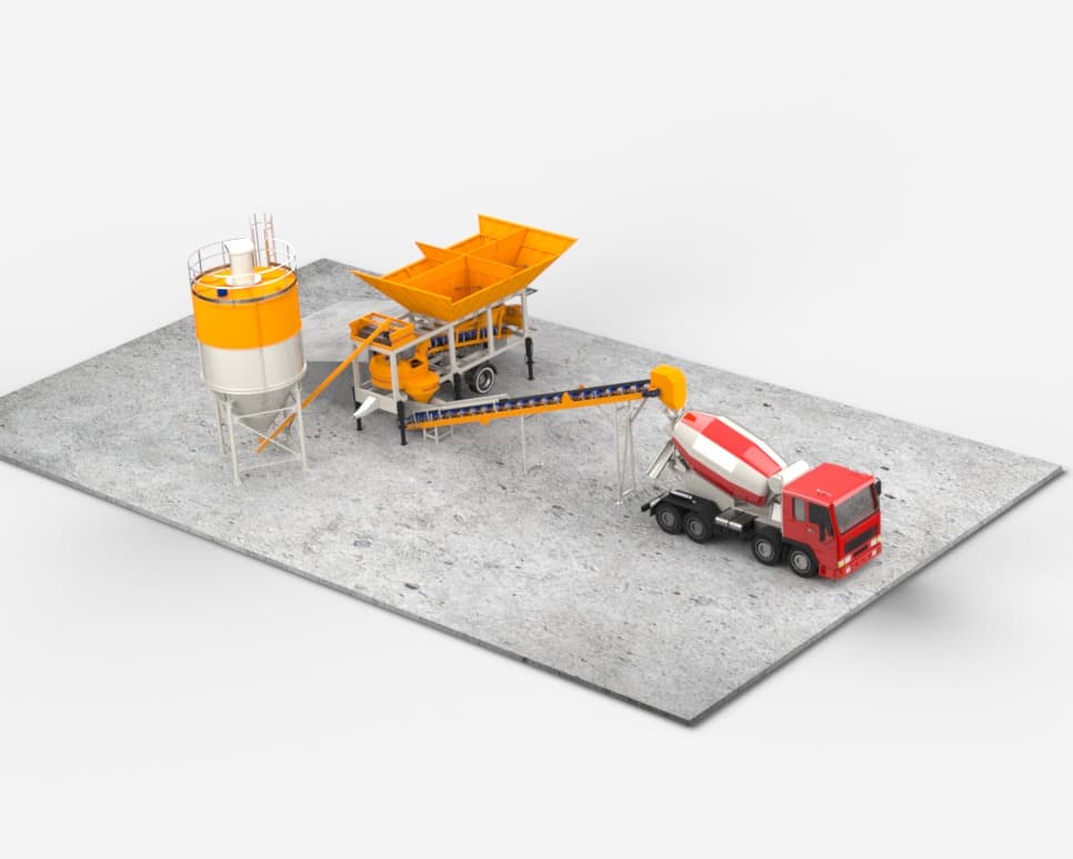 Mobil Mix 30 Site-Type Concrete Batching Plant