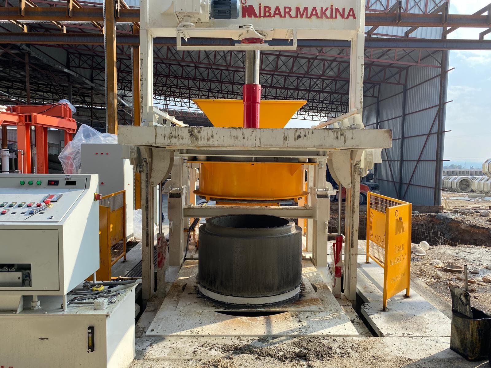 CMM 1200 آلة حلقات غرف التفتيش الخرسانية 1200mm – 7