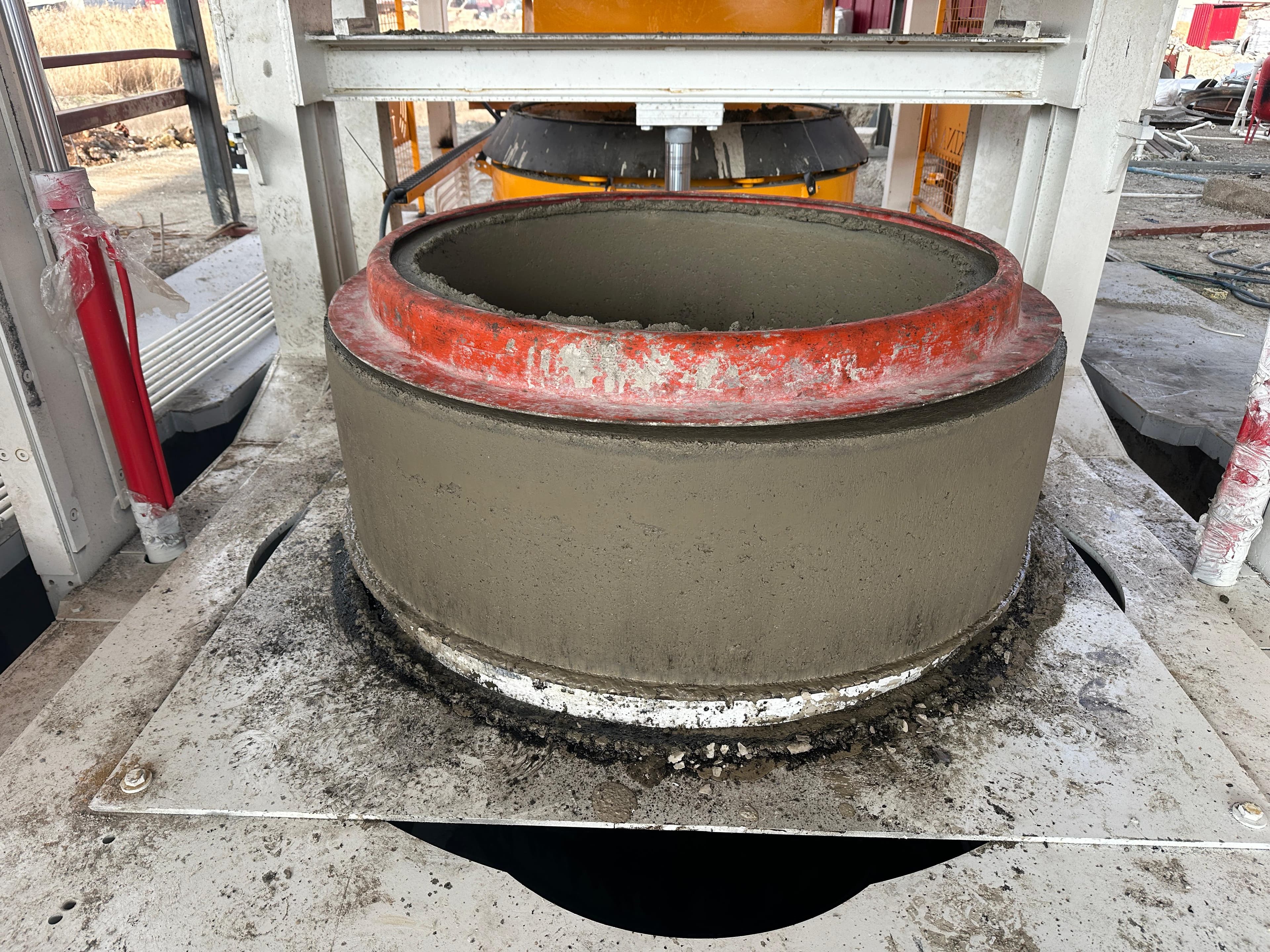 CMM 1200 آلة حلقات غرف التفتيش الخرسانية 1200mm – 5