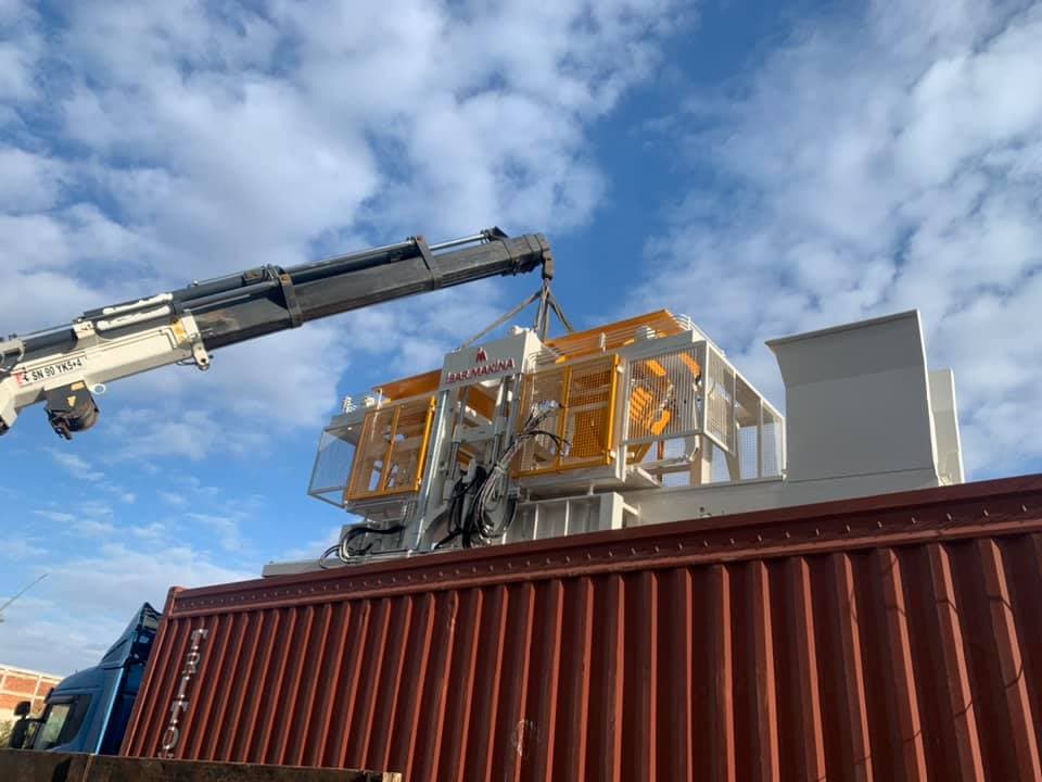 CBM 20-2 Concrete Block Machine Shipment to Mauritania