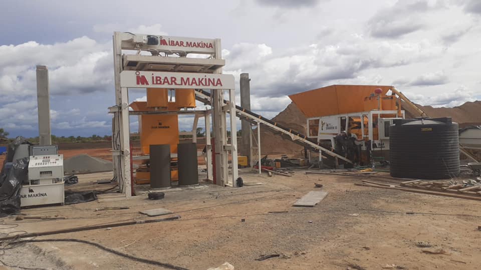CPM 1600 Beton Boru Makinası ve Mobil 30 Beton Santrali Kurulumu – Güney Sudan